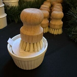 Wooden Dish Scrubber Brush